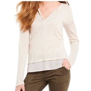 New Sanctuary Hannah Knit Sweater in Cream Shimmer